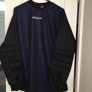 Vintage Uhlsport padded Soccer Old Men’s over size Goalie GK Jersey M retro